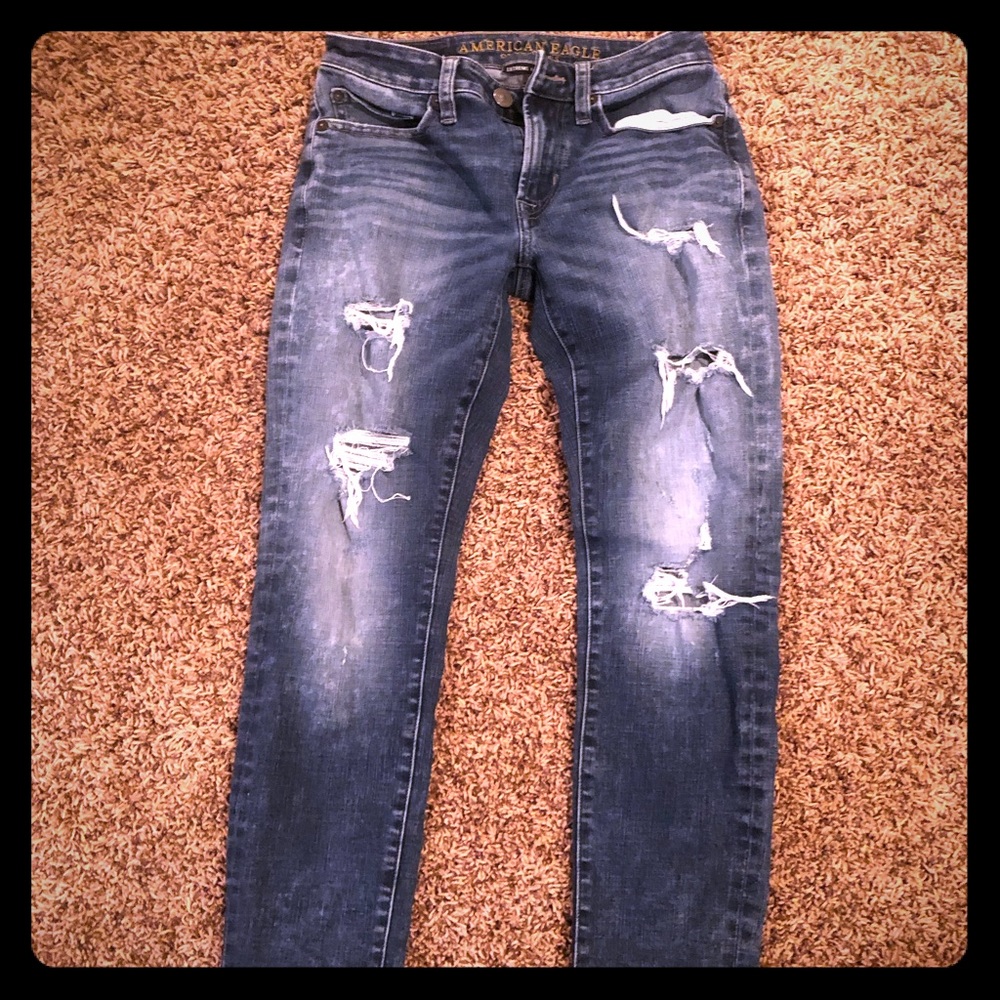 Men’s ripped skinny jeans